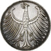 GERMANY - FEDERAL REPUBLIC, 5 Mark, 1968, Karlsruhe, Silver, AU(50-53), KM:112.1