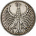 Federale Duitse Republiek, 5 Mark, 1967, Stuttgart, Zilver, ZF, KM:112.1