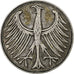 Federale Duitse Republiek, 5 Mark, 1951, Hamburg, Zilver, ZF, KM:112.1
