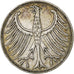 GERMANY - FEDERAL REPUBLIC, 5 Mark, 1951, Stuttgart, Silver, AU(50-53), KM:112.1