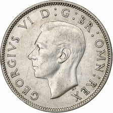 Grande-Bretagne, George VI, Florin, Two Shillings, 1943, Argent, TTB+, KM:855
