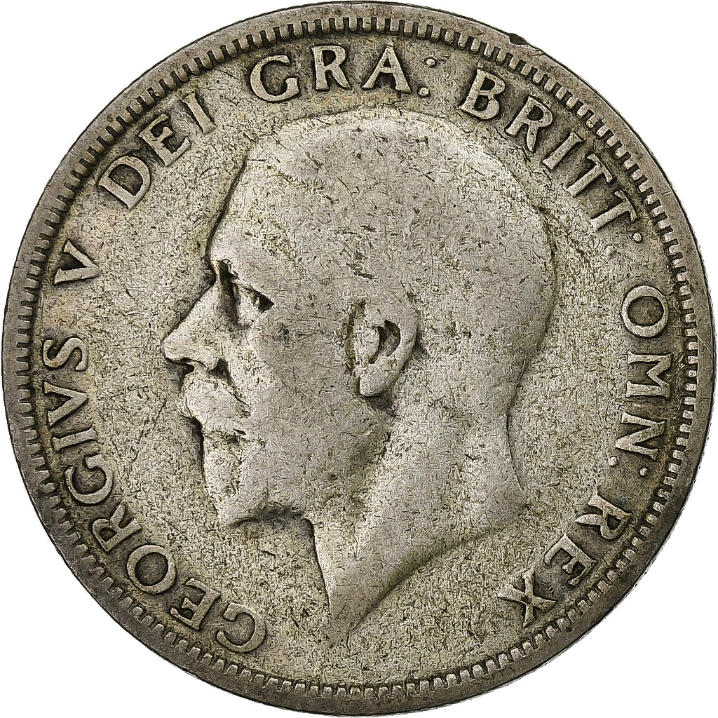 Groot Bretagne, George V, Florin, Two Shillings, 1931, Zilver, FR+, KM:834