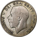Gran Bretaña, George V, 1/2 Crown, 1922, Plata, BC+, KM:818.1a