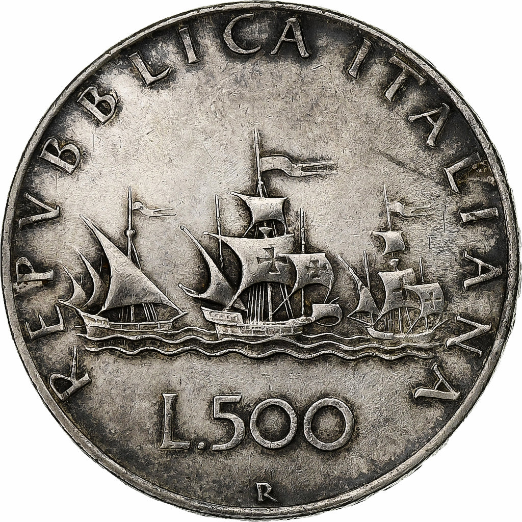 Italie, 500 Lire, 1958, Rome, Argent, TTB+, KM:98
