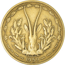 Coin, West African States, 10 Francs, 1959