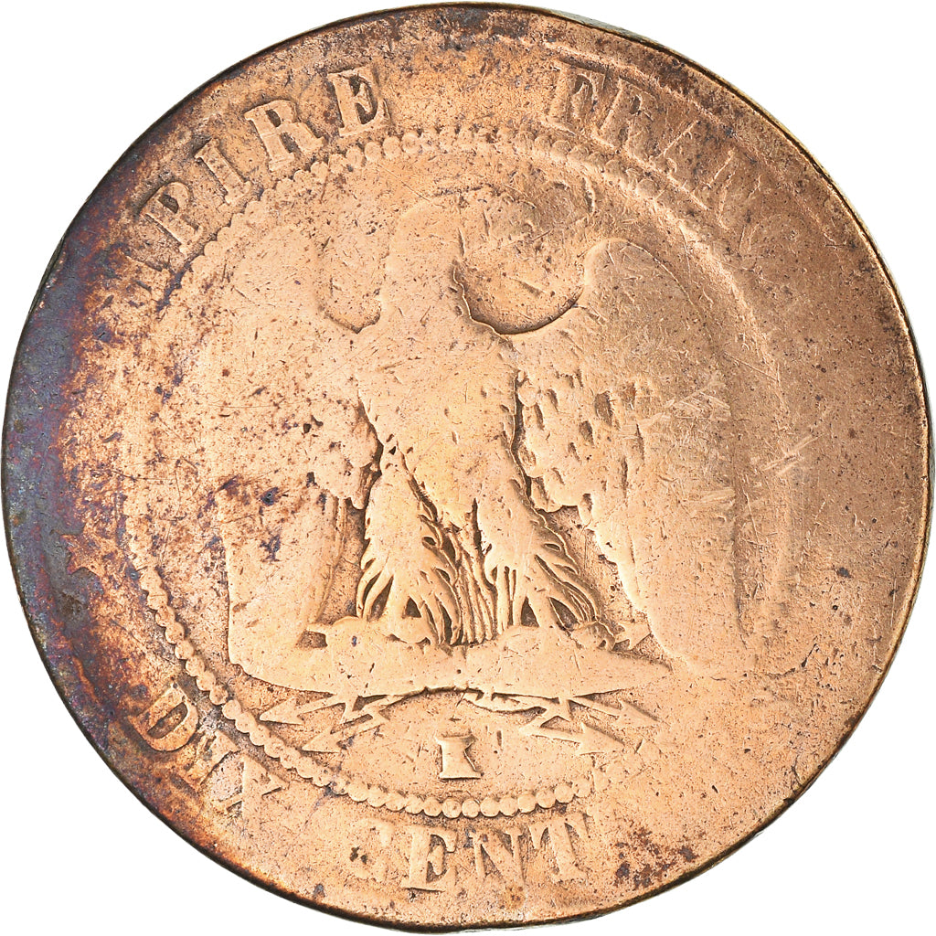 Moneta, Francia, 10 Centimes, 1861