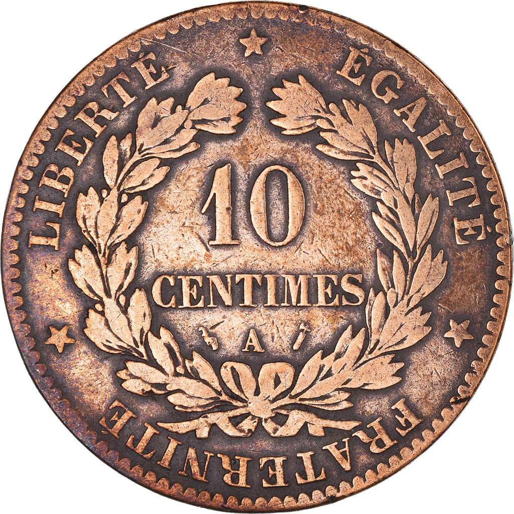 Coin, France, 10 Centimes, 1882