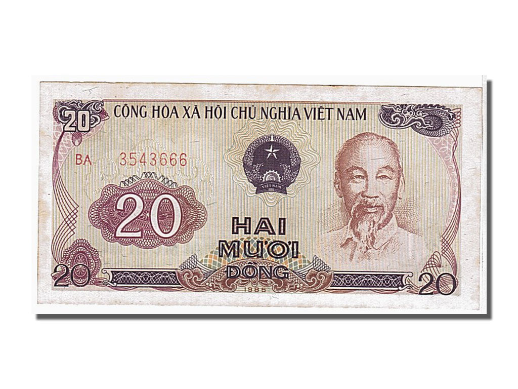 Banknote, Viet Nam, 20 Dông, 1985, UNC(65-70)