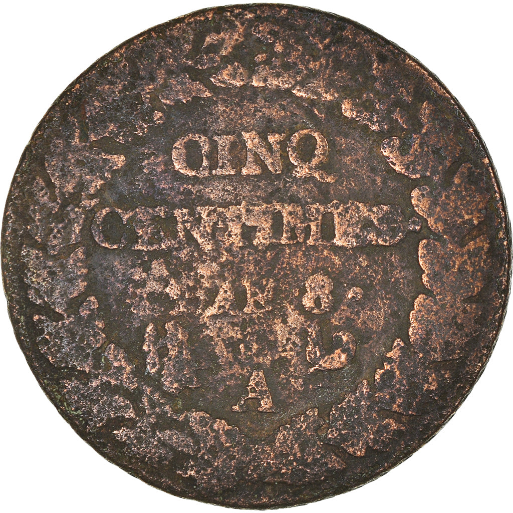 Münze, Frankreich, 5 Centimes, 1799
