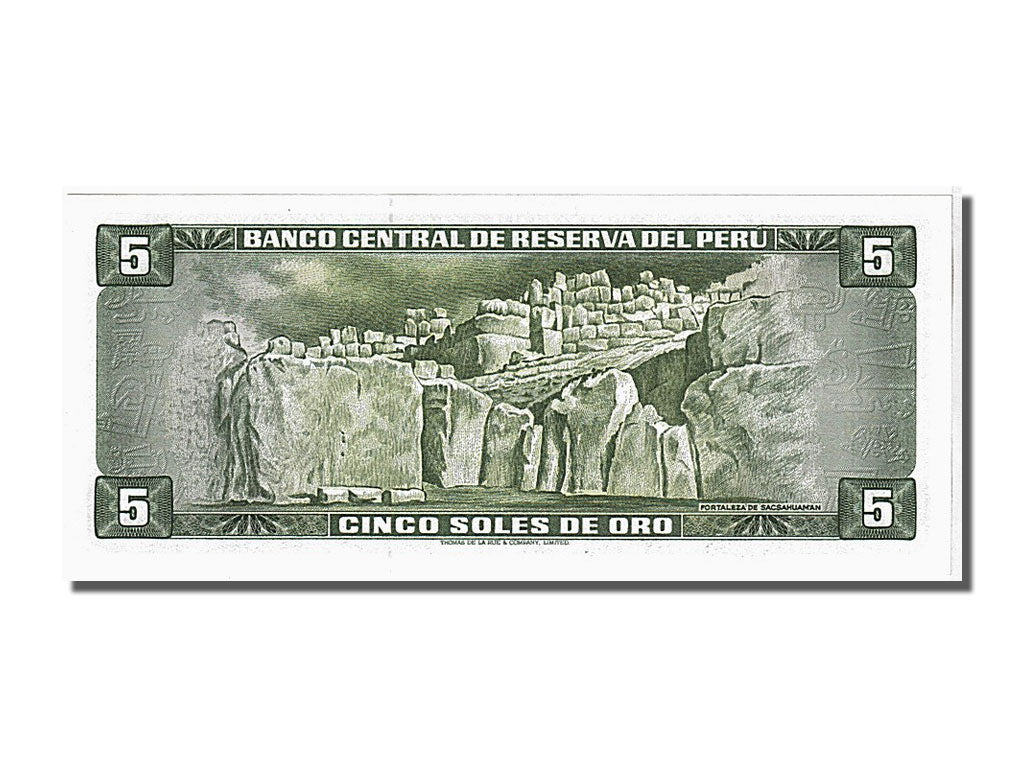 Banconote, Perù, 5 Soles De Oro, 1974, 1974-08-15, FDS