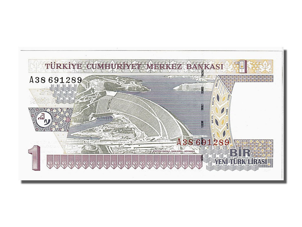 Banknot, Turcja, 1 New Lira, 2005, UNC(65-70)