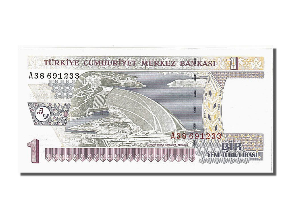 Banconote, Turchia, 1 New Lira, 2005, FDS