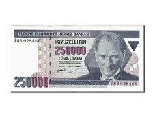 Banknote, Turkey, 250,000 Lira, 1970, UNC(65-70)