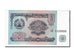 Biljet, Tajikistan, 5 Rubles, 1994, NIEUW