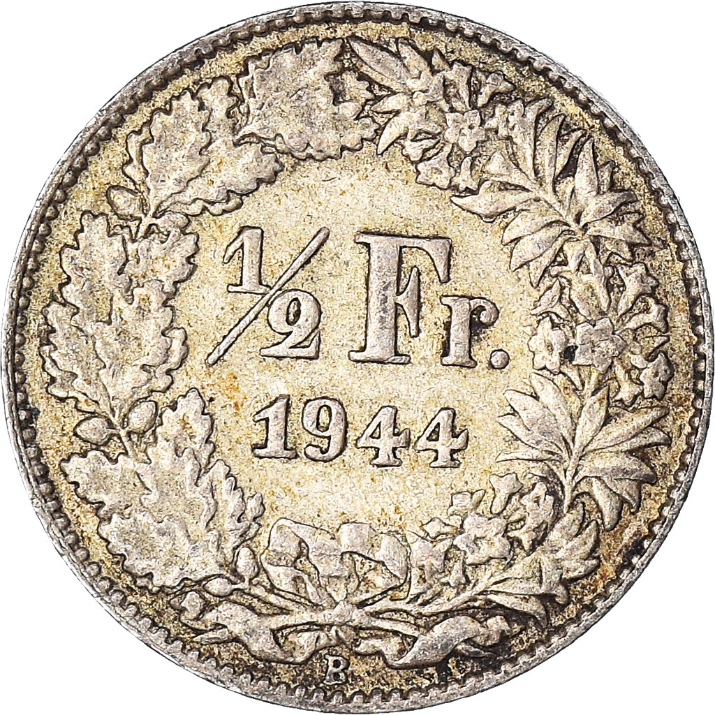 Moneta, Szwajcaria, 1/2 Franc, 1944