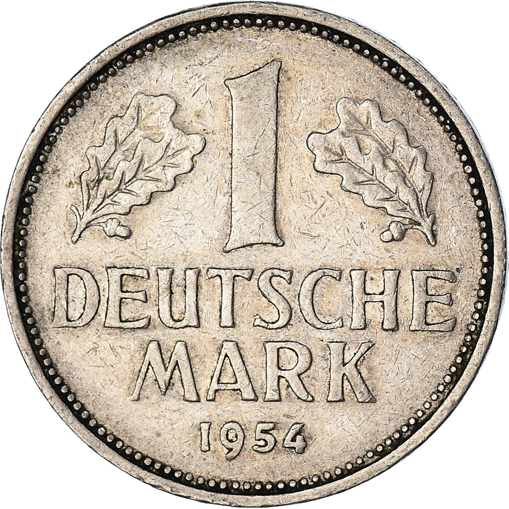 Münze, Bundesrepublik Deutschland, Mark, 1954