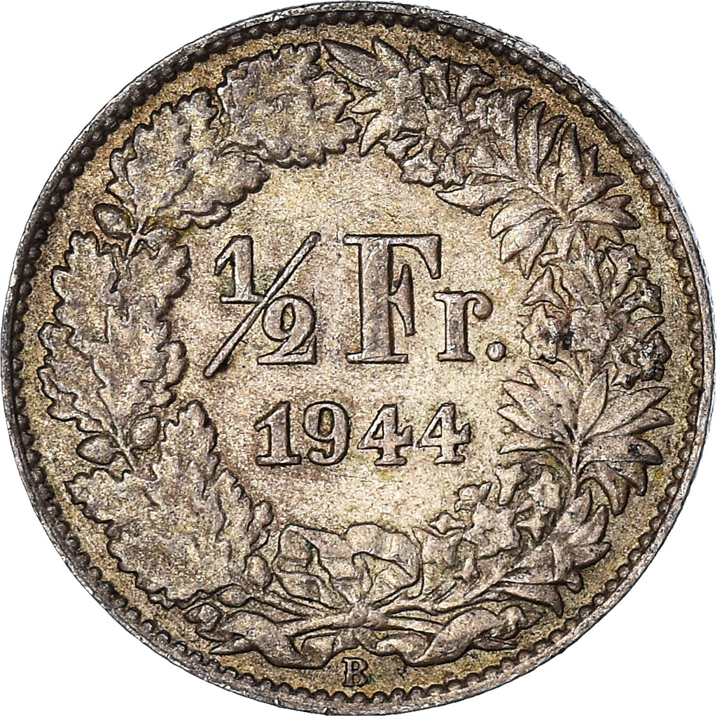Moneta, Svizzera, 1/2 Franc, 1944