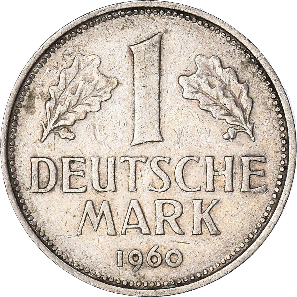 Moeda, ALEMANHA - REPÚBLICA FEDERAL, Mark, 1960