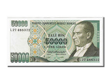 Billet, Turquie, 50,000 Lira, 1970, NEUF