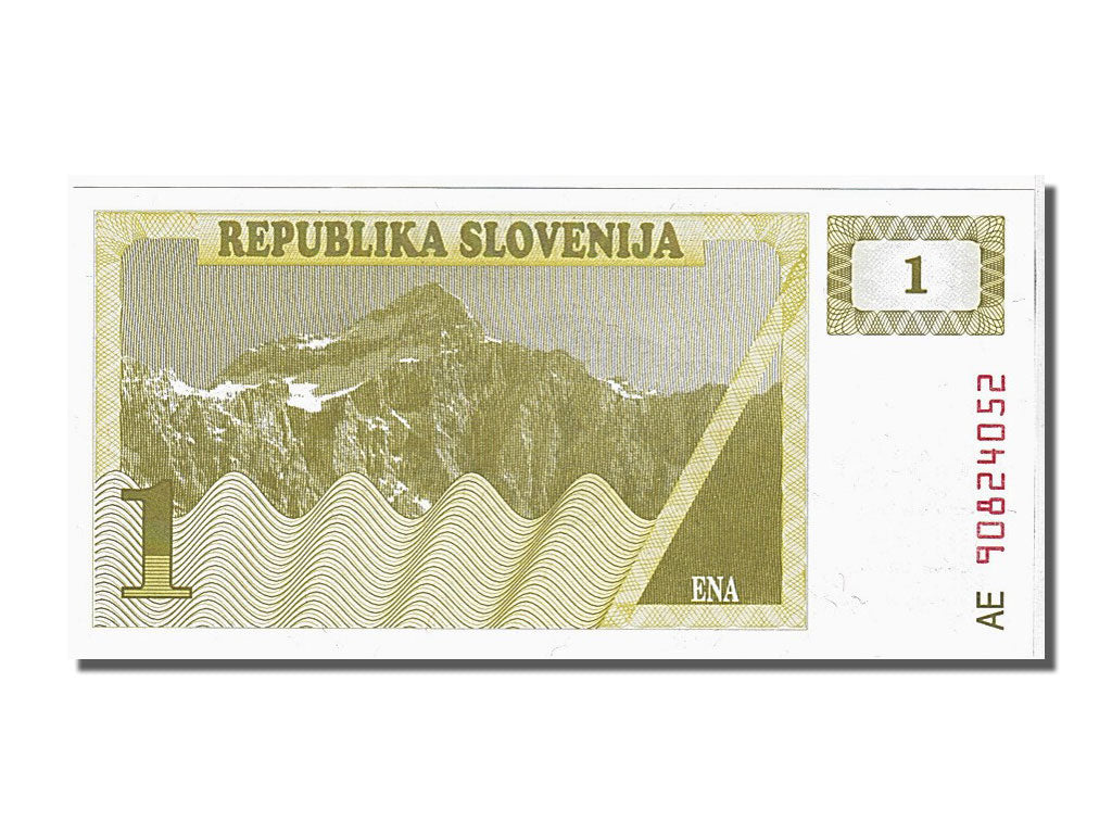 Geldschein, Slowenien, 1 (Tolar), 1990, UNZ