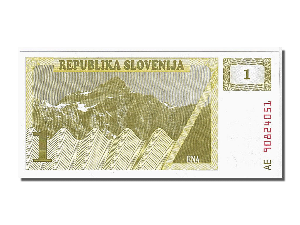 Billete, 1 (Tolar), 1990, Eslovenia, UNC
