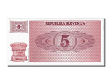 Banconote, Slovenia, 5 (Tolarjev), 1990, FDS