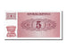 Banknote, Slovenia, 5 (Tolarjev), 1990, UNC(65-70)