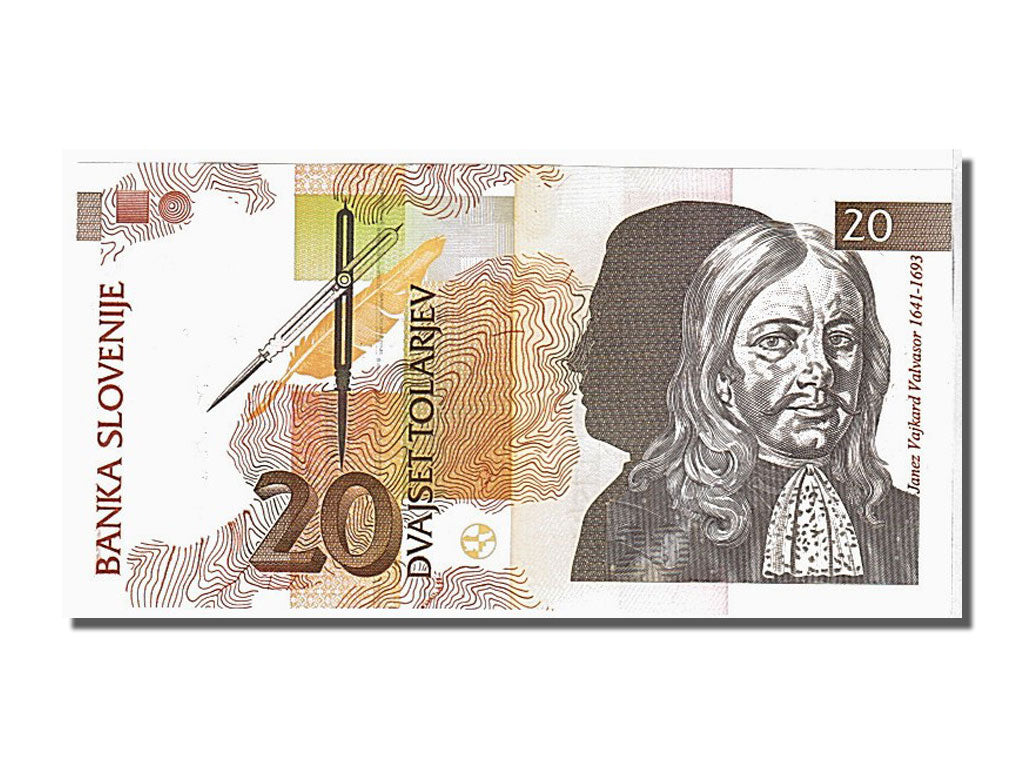 Banknote, Slovenia, 20 Tolarjev, 1992, UNC(65-70)