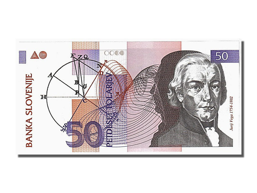 Geldschein, Slowenien, 50 Tolarjev, 1992, UNZ