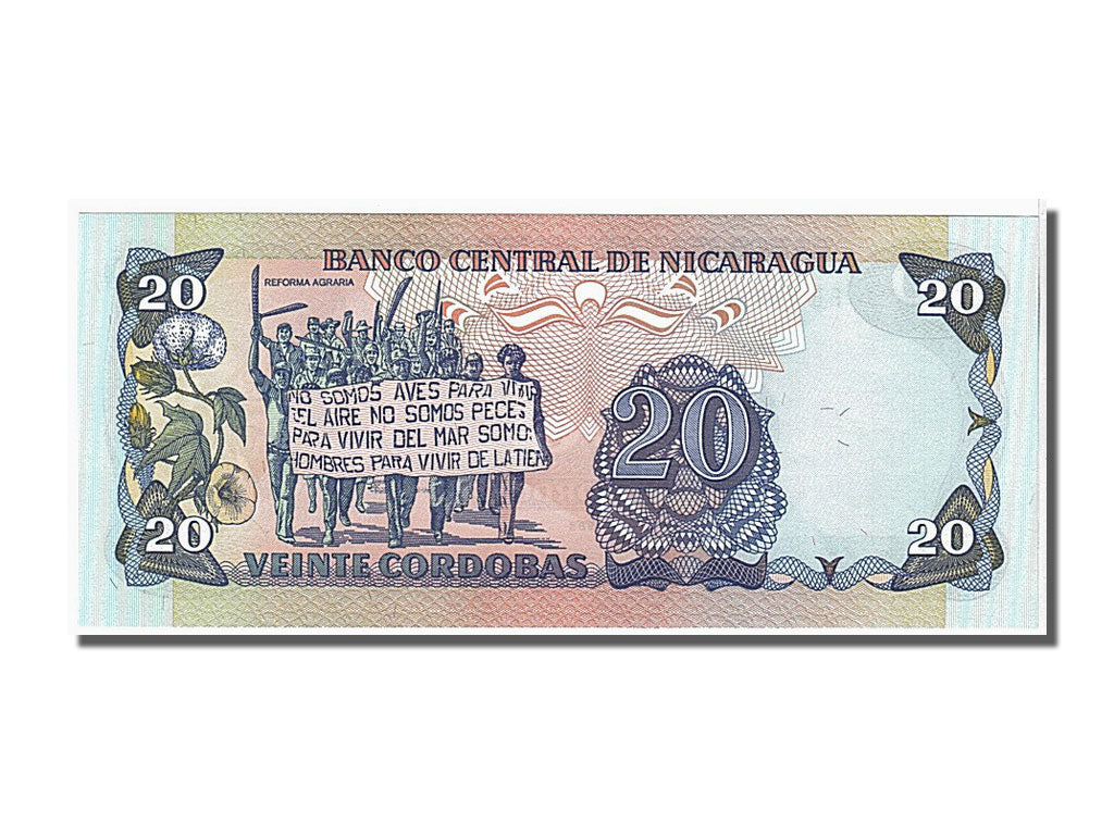 Billet, Nicaragua, 20 Cordobas, 1985, NEUF