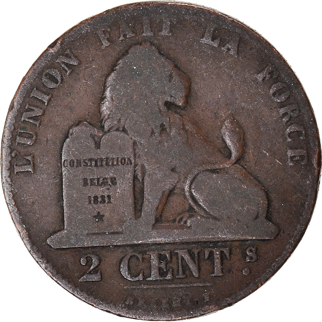 Munten, België, 2 Centimes, 1864