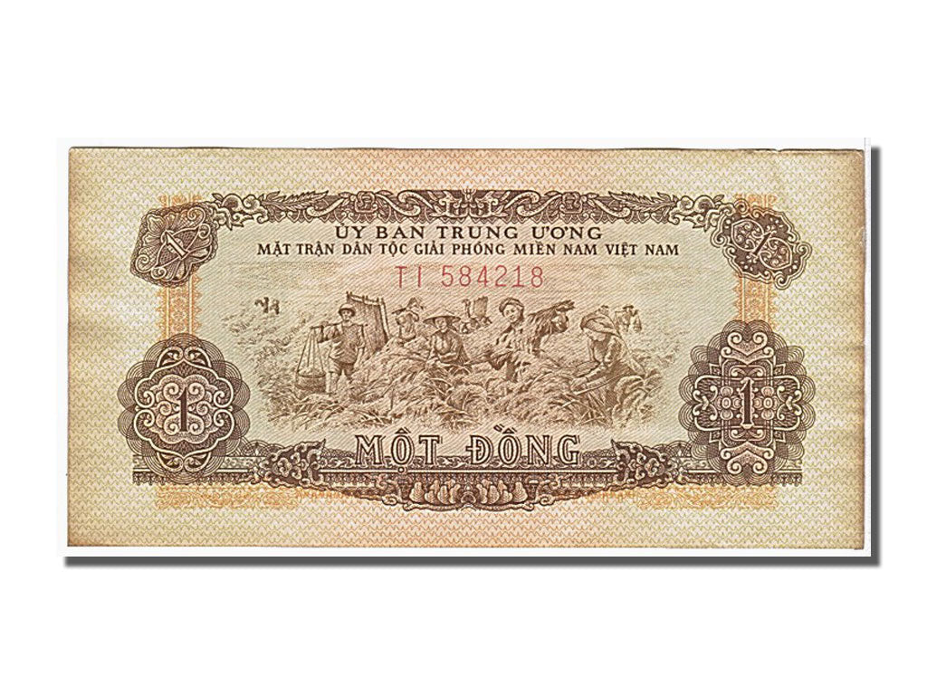 Banknote, South Viet Nam, 1 D<ox>ng, 1963, UNC(65-70)