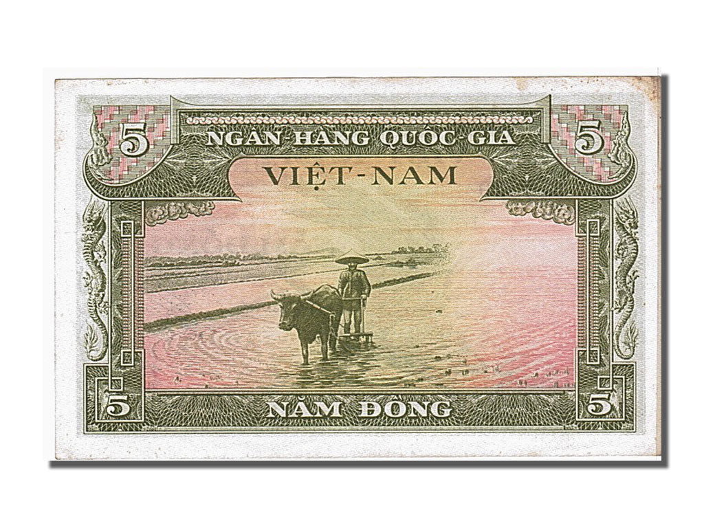Banknote, South Viet Nam, 5 D<ox>ng, 1955, UNC(63)