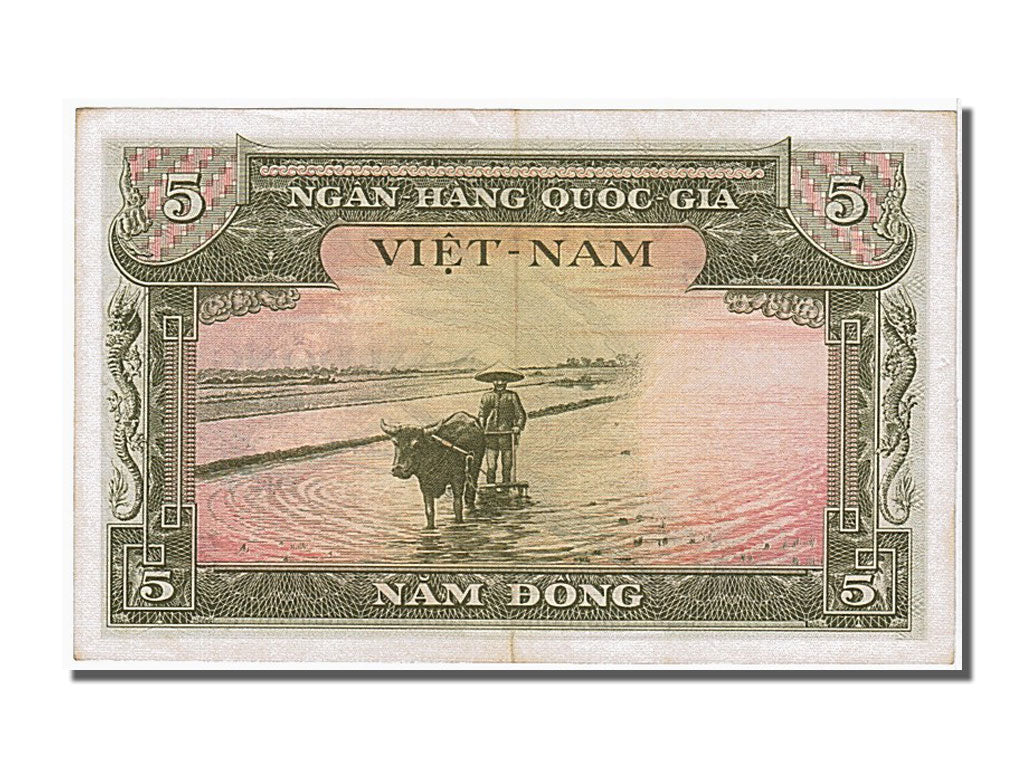 Banknote, South Viet Nam, 5 D<ox>ng, 1955, UNC(65-70)