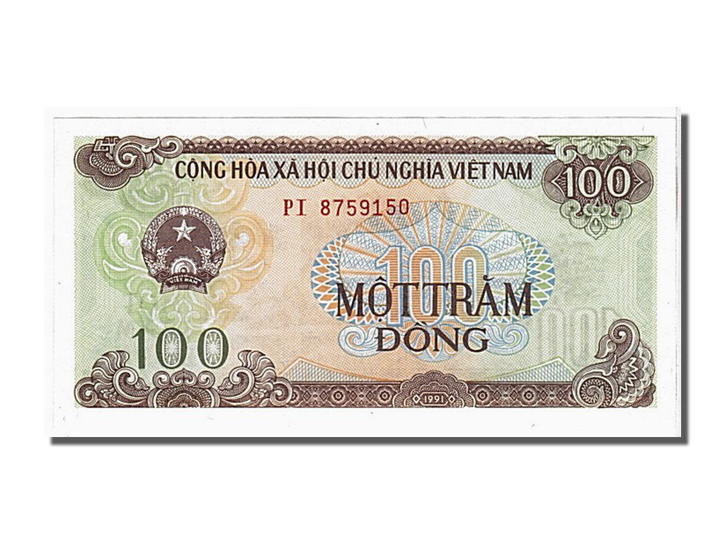 Banknote, Viet Nam, 100 Dông, 1991, UNC(65-70)