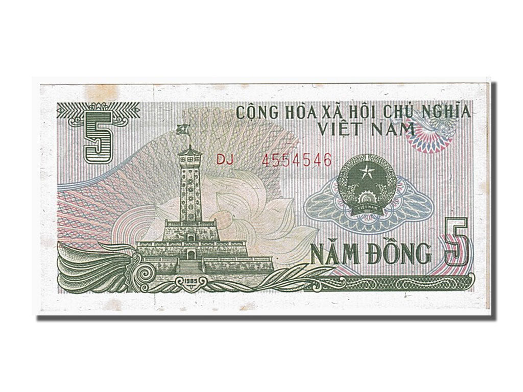 Banknote, Viet Nam, 5 D<ox>ng, 1985, UNC(65-70)