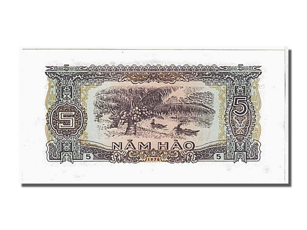 Geldschein, Viet Nam, 5 Hao, 1976, UNZ