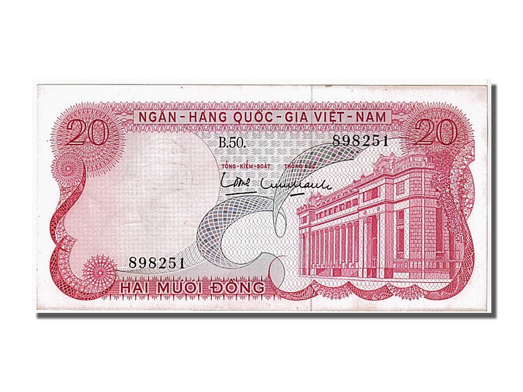 Banknote, South Viet Nam, 20 Dông, 1969, UNC(65-70)