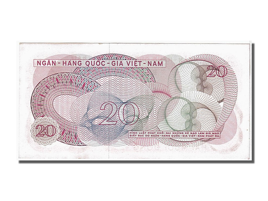 Banknote, South Viet Nam, 20 Dông, 1969, UNC(65-70)