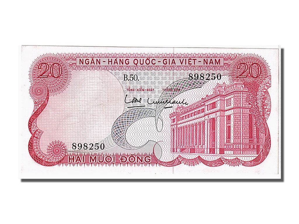 Banknote, South Viet Nam, 20 Dông, 1969, UNC(65-70)