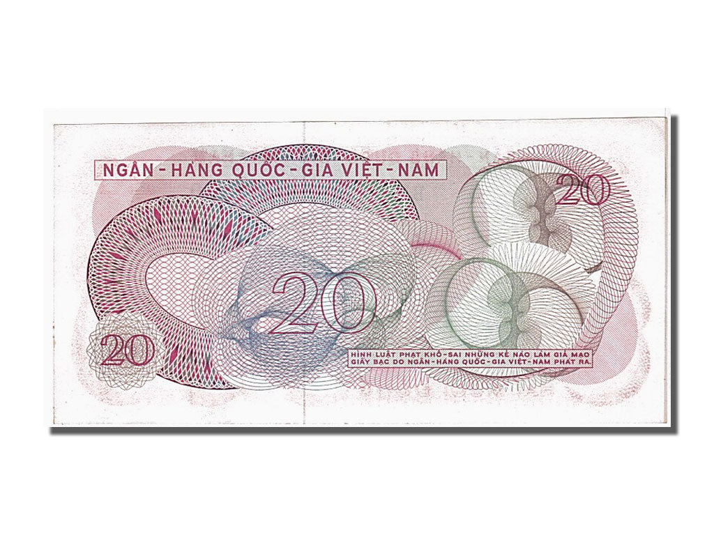Banknote, South Viet Nam, 20 Dông, 1969, UNC(65-70)