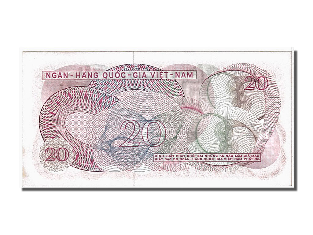 Banknote, South Viet Nam, 20 Dông, 1969, UNC(65-70)