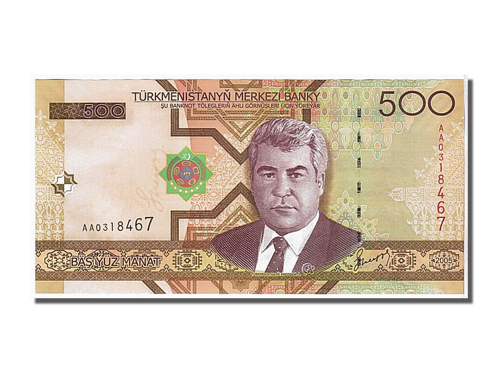 Banknote, Turkmenistan, 500 Manat, 2005, UNC(65-70)