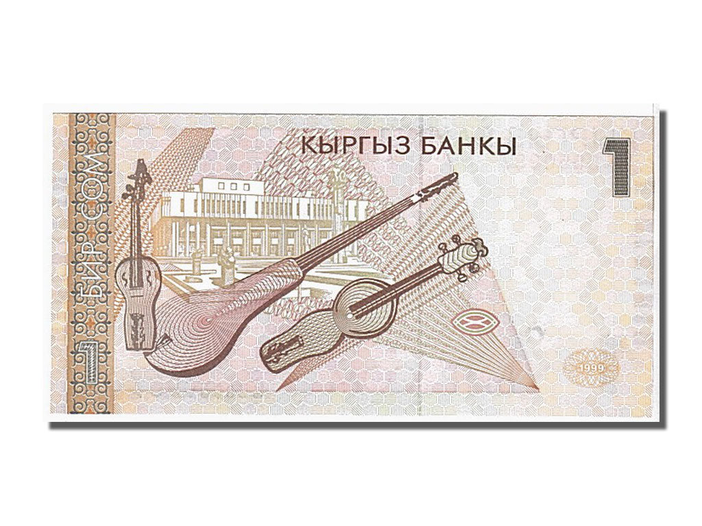 Geldschein, KYRGYZSTAN, 1 Som, 1994, UNZ