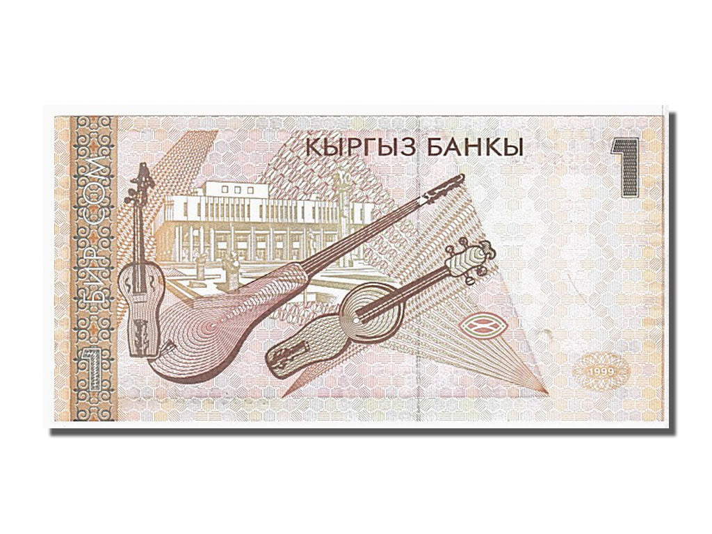 Banknote, KYRGYZSTAN, 1 Som, 1994, UNC(65-70)