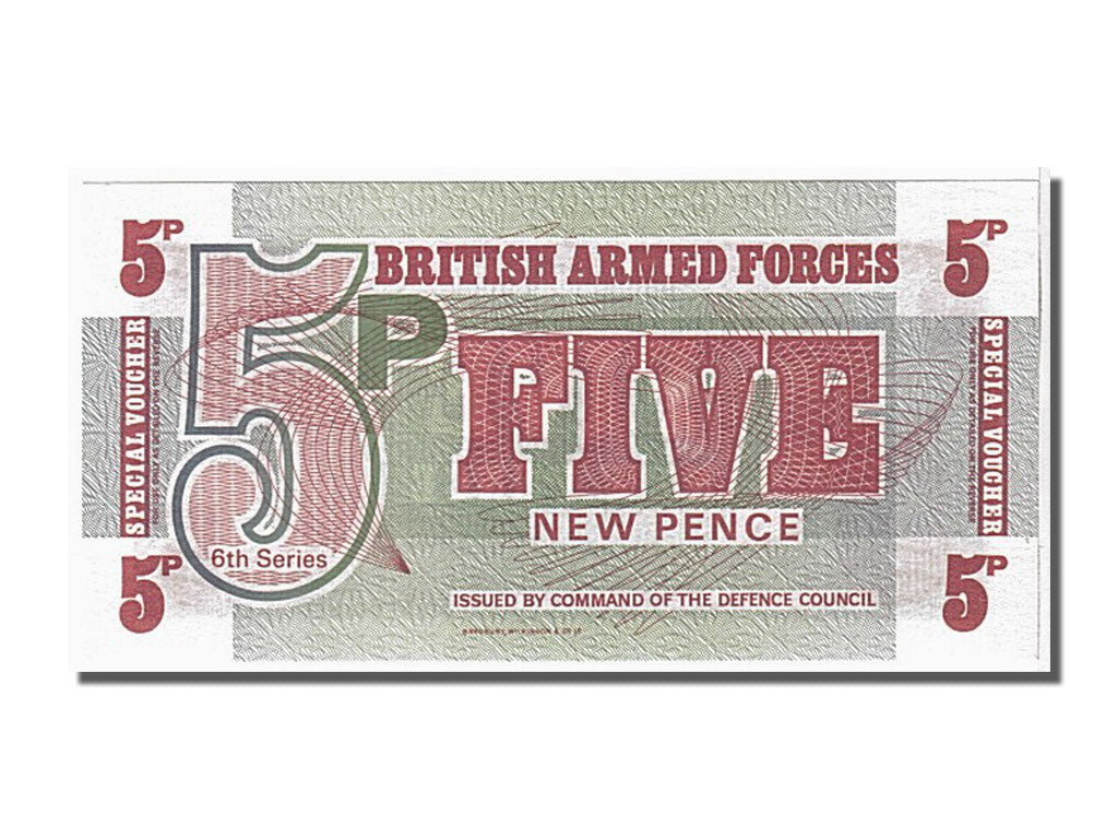 Banknote, Great Britain, 5 New Pence, 1972, UNC(65-70)