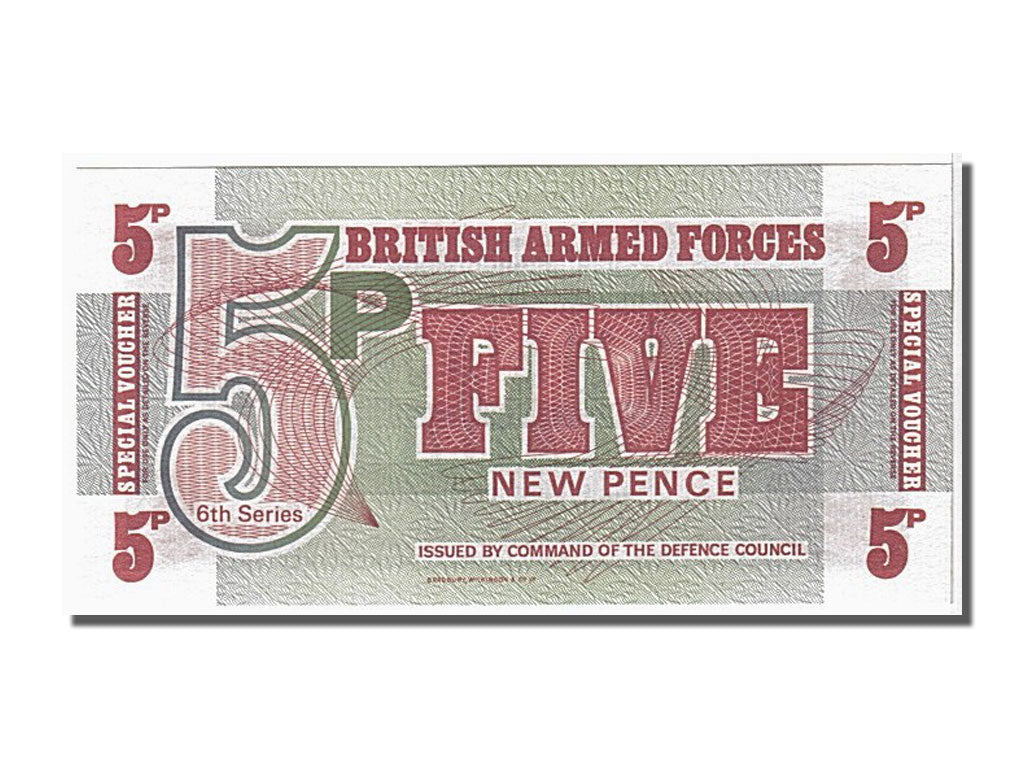 Banknote, Great Britain, 5 New Pence, 1972, UNC(65-70)