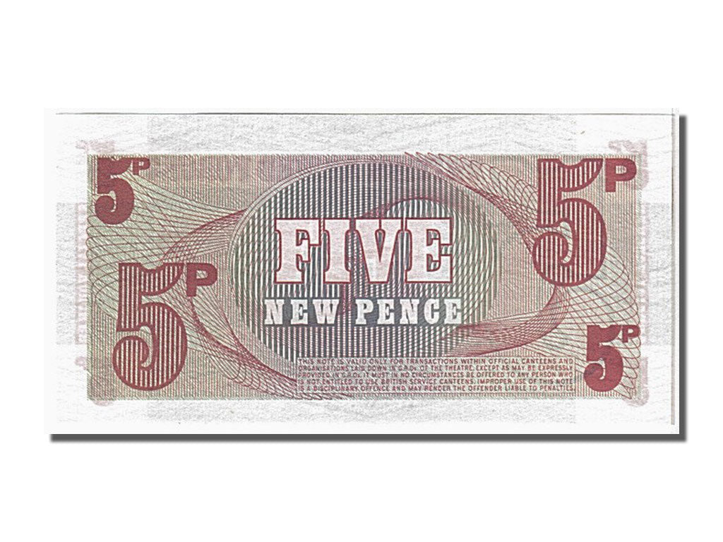 Banknote, Great Britain, 5 New Pence, 1972, UNC(65-70)