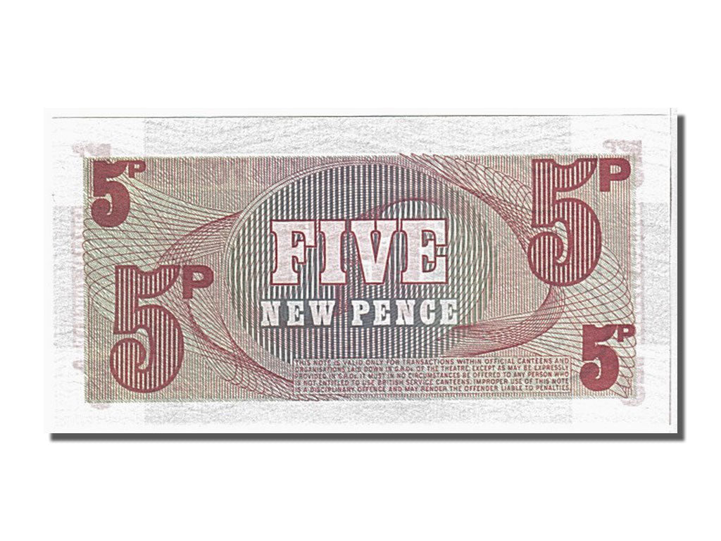 Banknote, Great Britain, 5 New Pence, 1972, UNC(65-70)