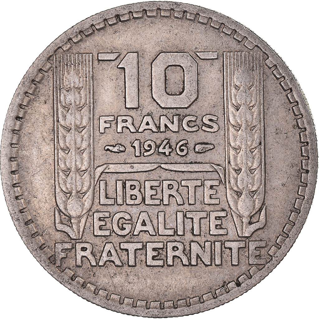 Moneta, Francja, 10 Francs, 1946